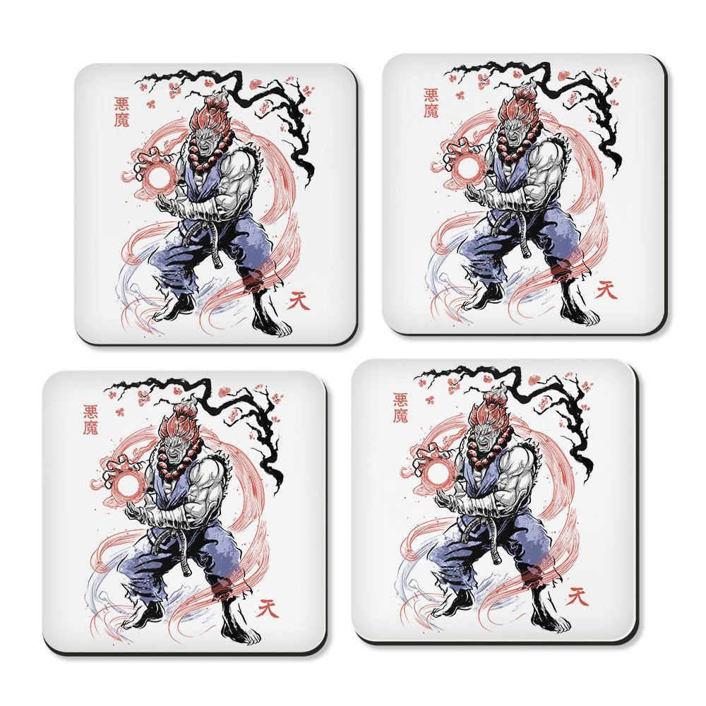 Master of the Fist Sumi-e - Coasters product image 3