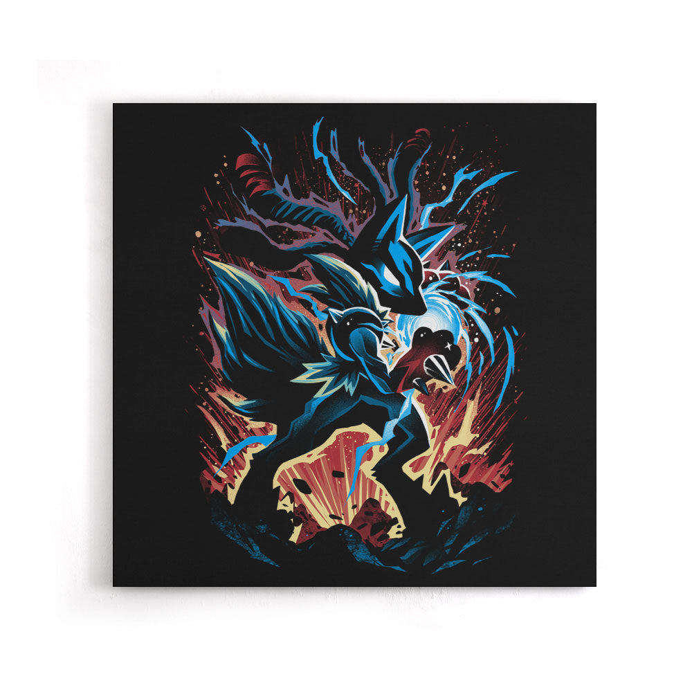 Mega Force of Aura - Canvas Print
