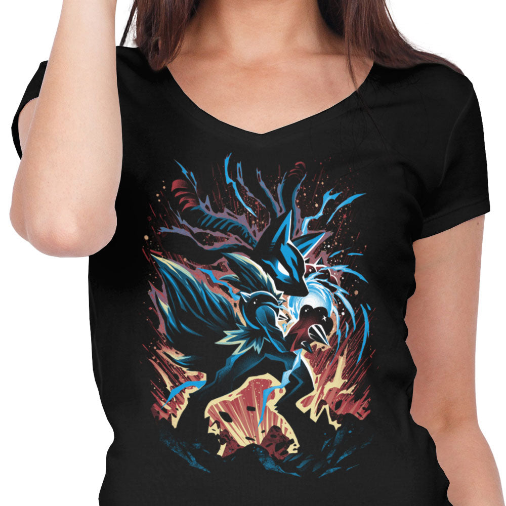 Mega Force of Aura - Women's V-Neck product image 4