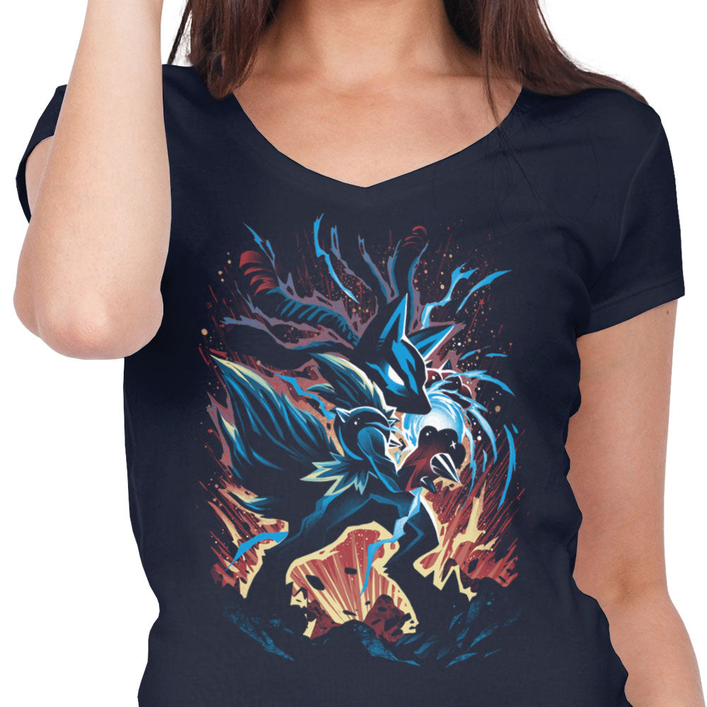 Mega Force of Aura - Women's V-Neck product image 5