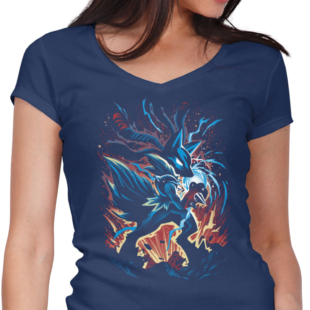 Mega Force of Aura - Women's V-Neck product image 3