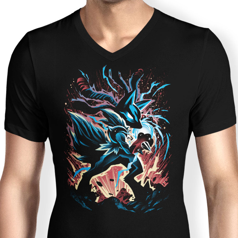 Mega Force of Aura - Men's V-Neck product image 4
