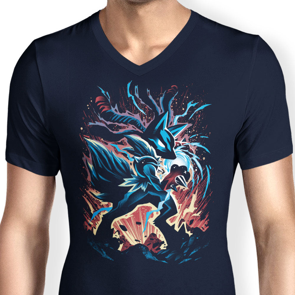 Mega Force of Aura - Men's V-Neck product image 5