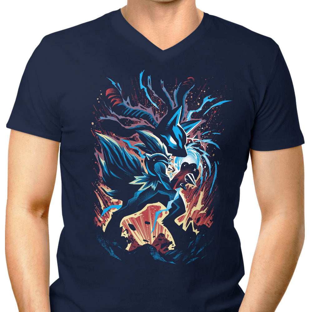 Mega Force of Aura - Men's V-Neck product image 3