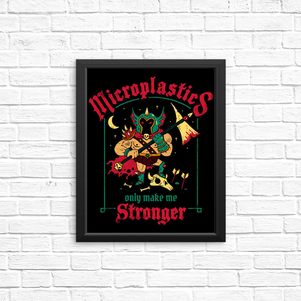Microplastics Make Me Stronger - Posters & Prints
