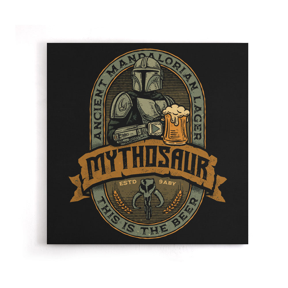 Mythosaur Lager - Canvas Print