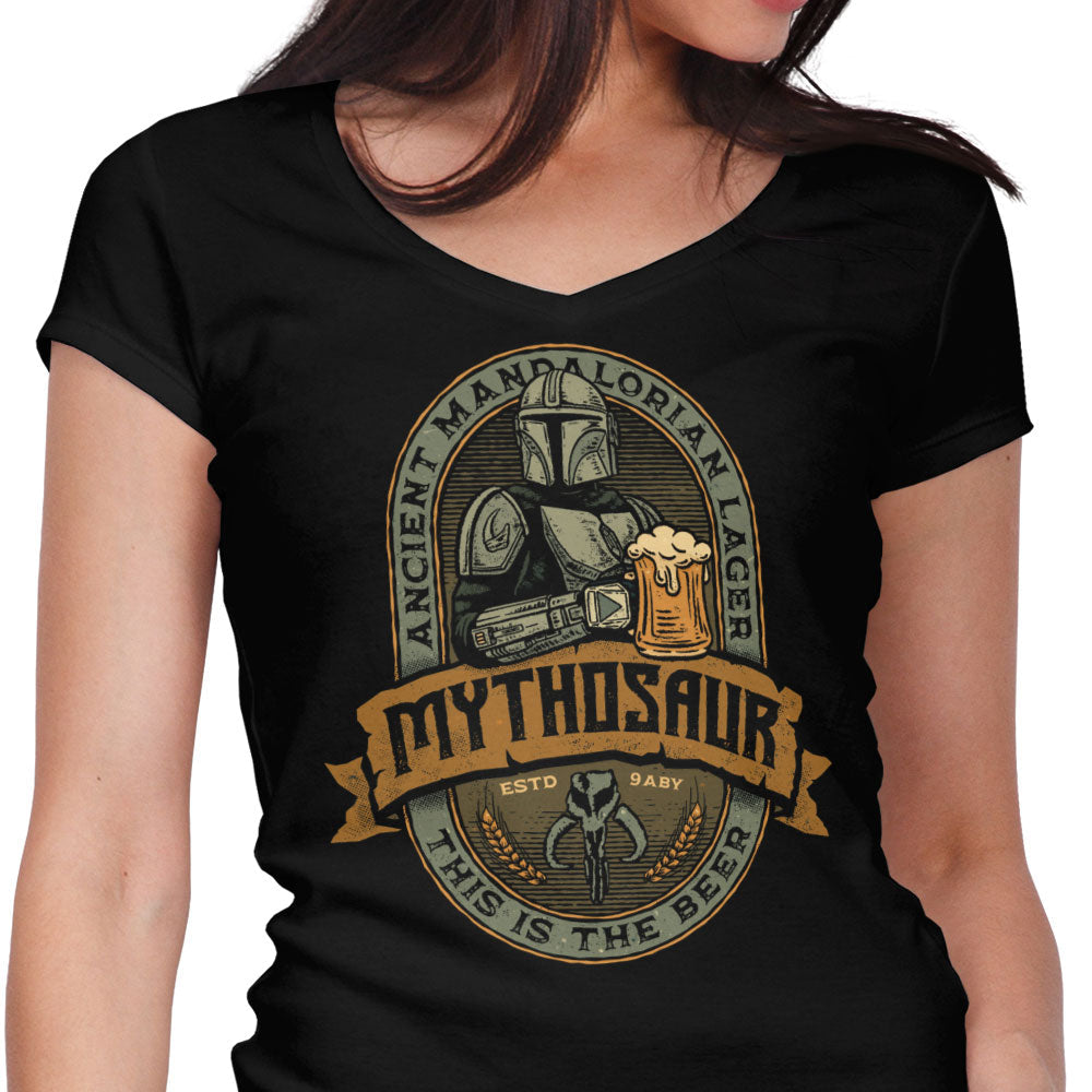 Mythosaur Lager - Women's V-Neck product image 1