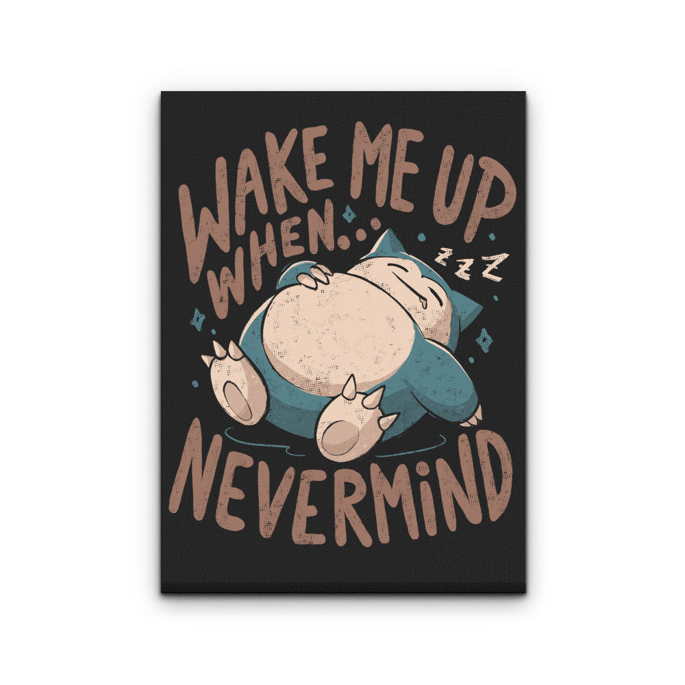 Never Woken - Canvas Print