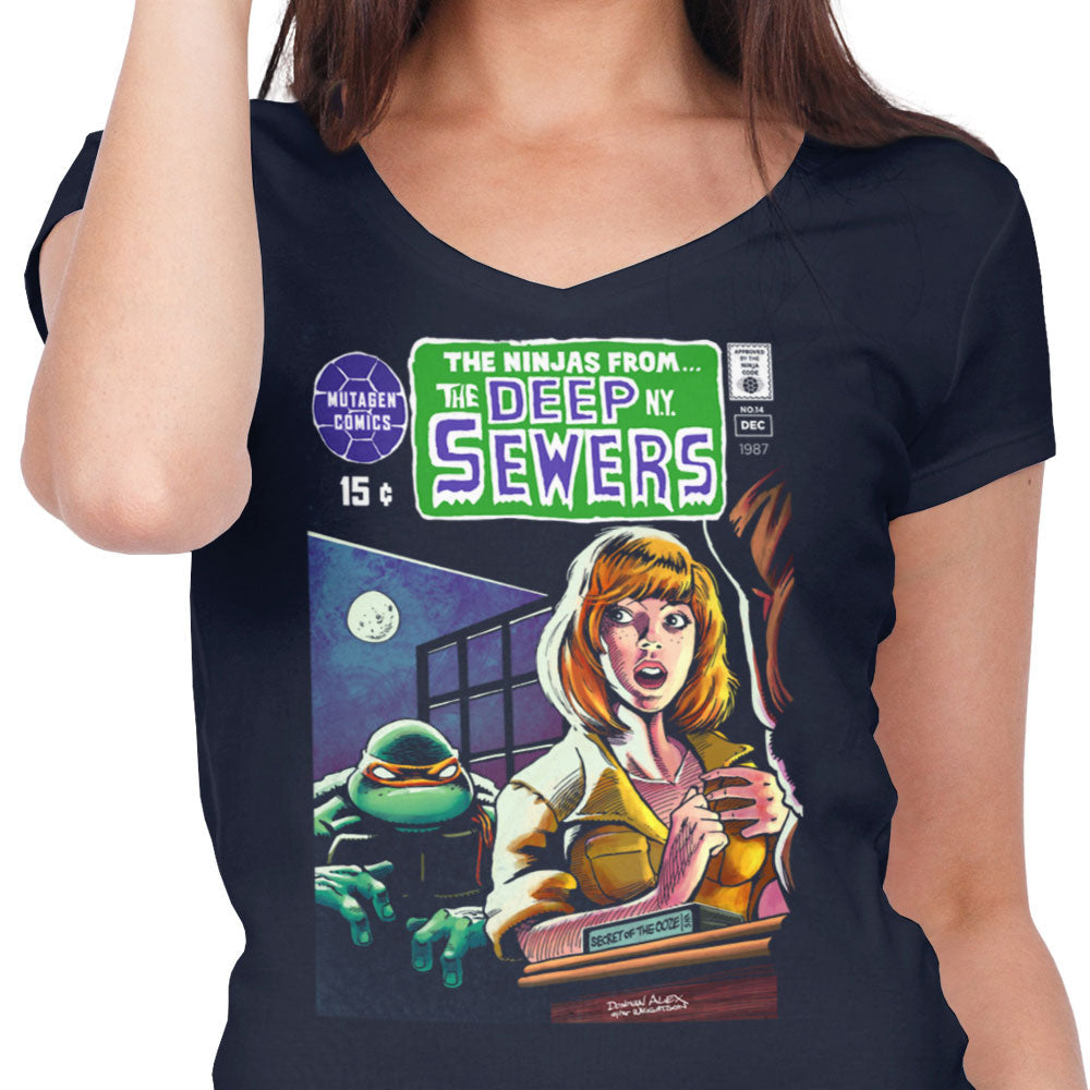 Ninjas from the Deep - Women's V-Neck product image 5