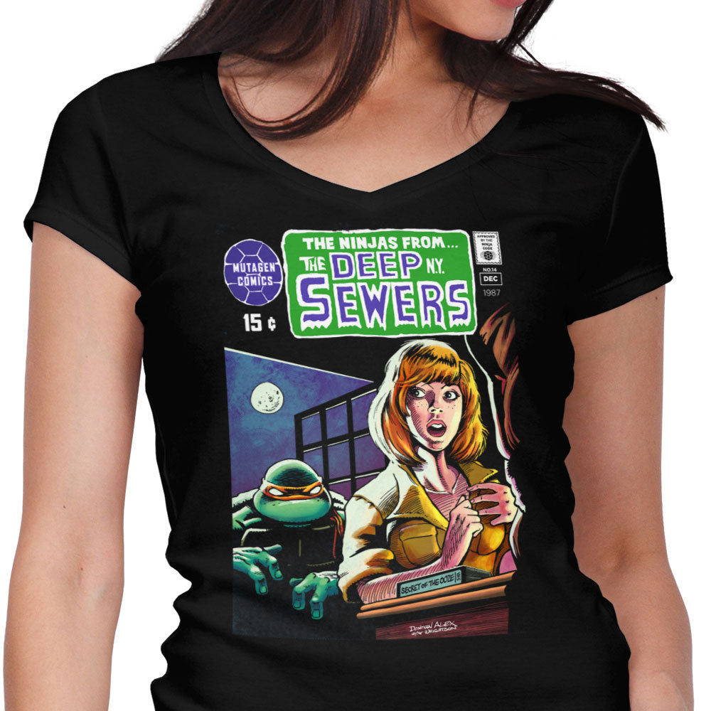 Ninjas from the Deep - Women's V-Neck product image 1