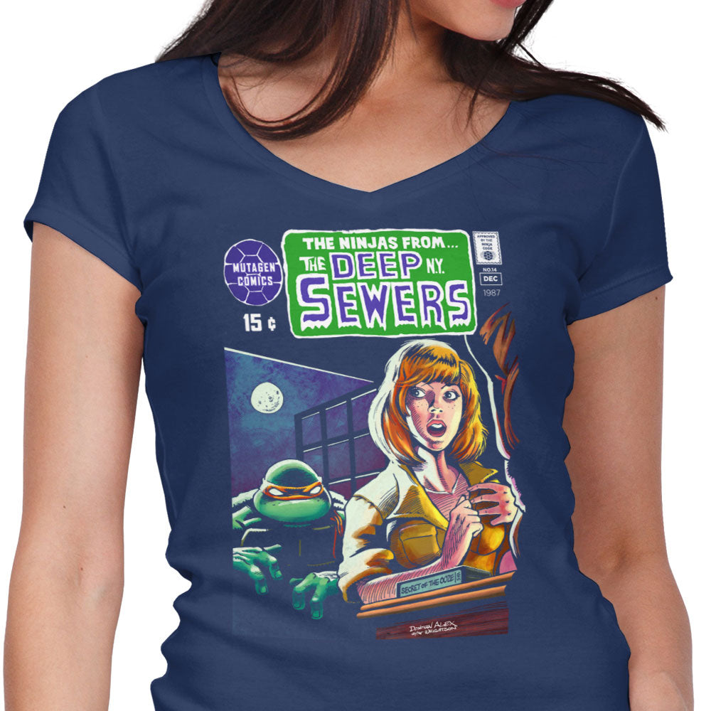 Ninjas from the Deep - Women's V-Neck product image 3
