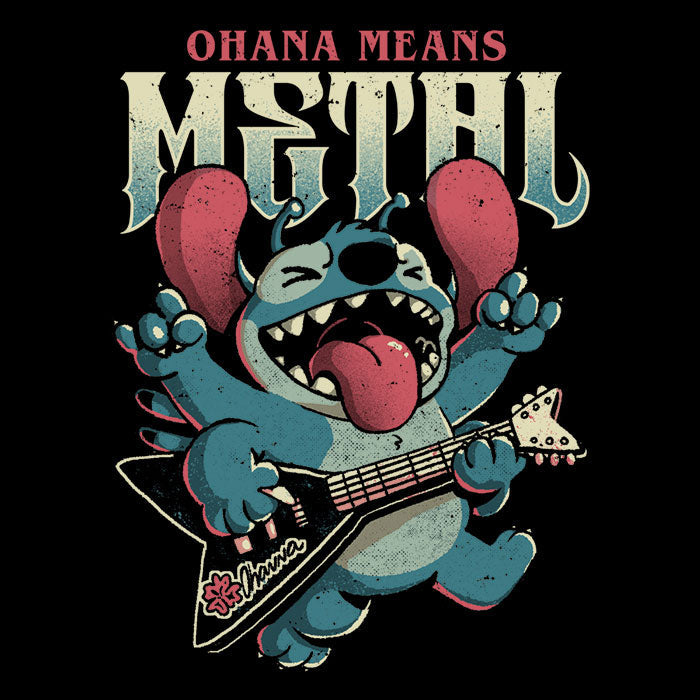 Ohana Means Metal - Canvas Print
