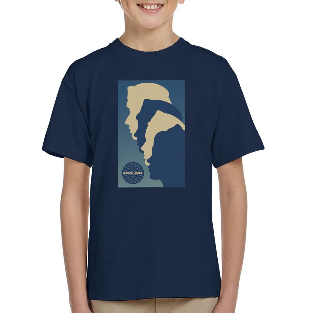 Pan Am Crew Silhouette Kid's T-Shirt product image 1