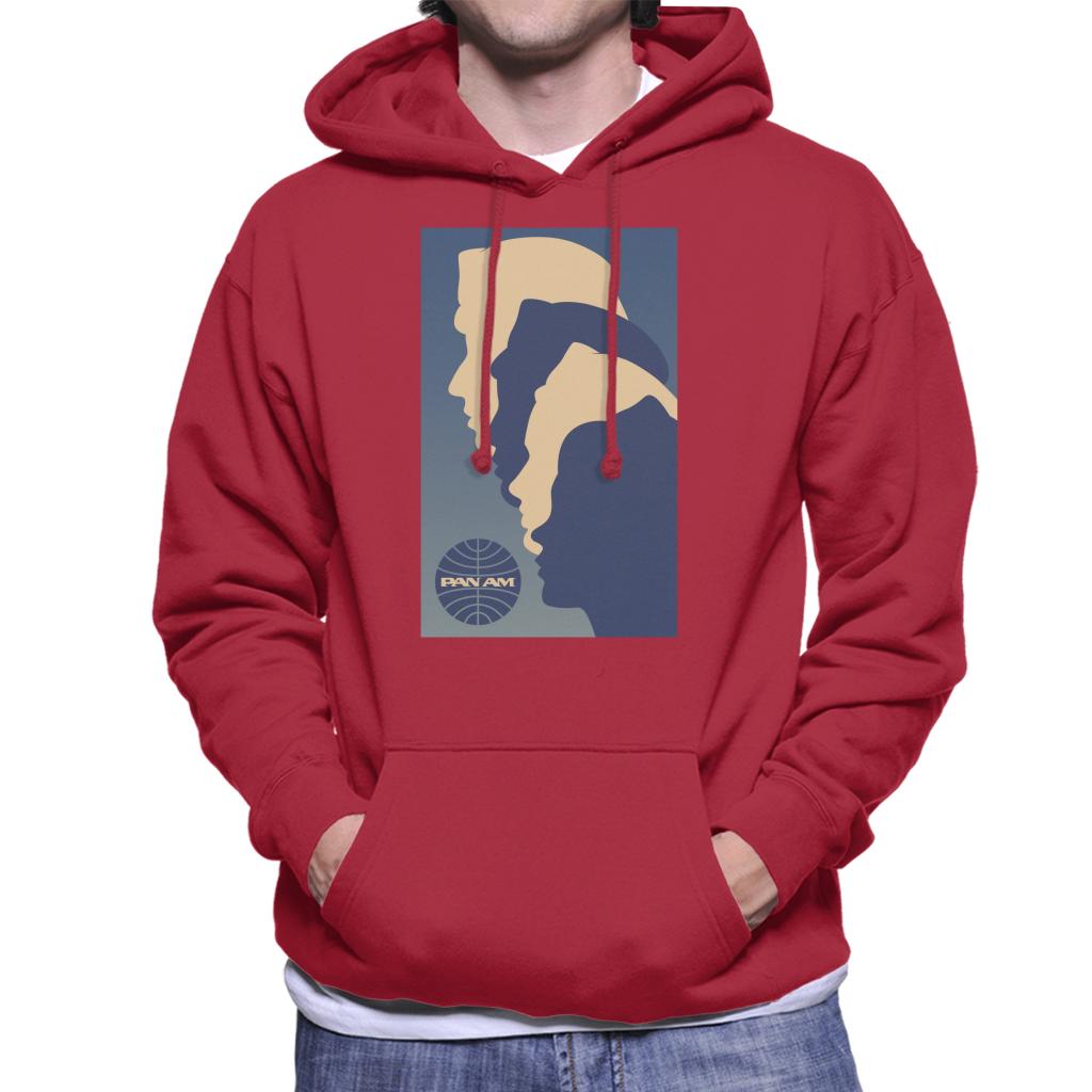 Pan Am Crew Silhouette Men's Hooded Sweatshirt product image 4