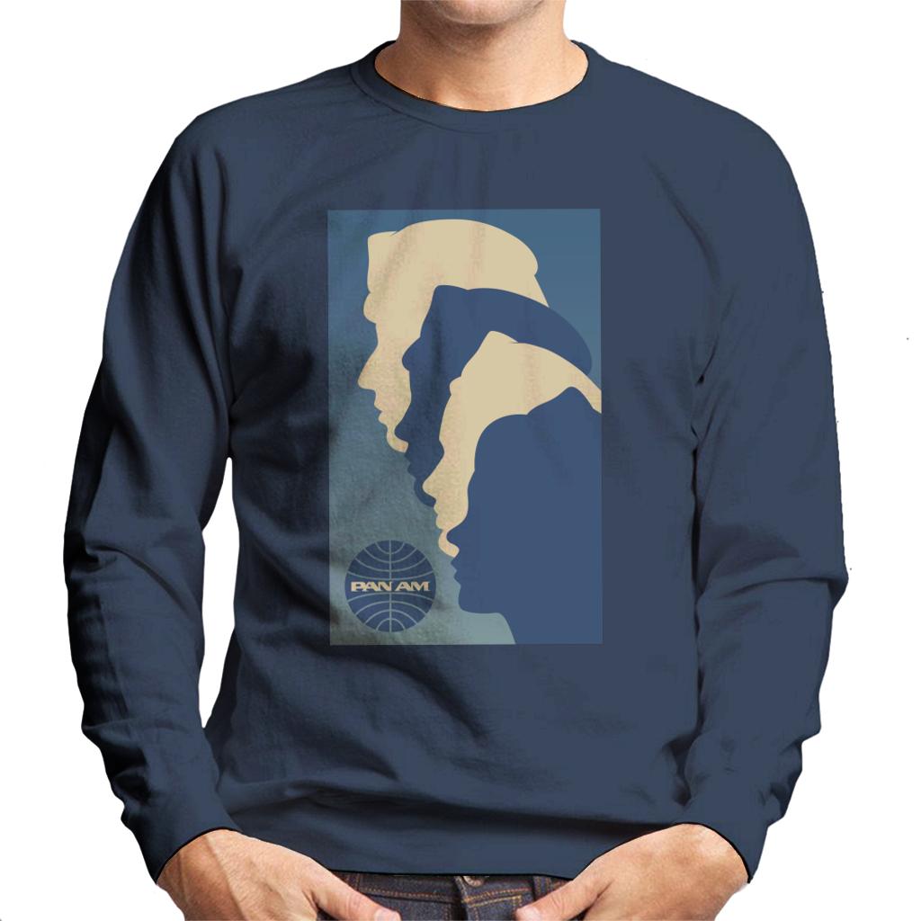 Pan Am Crew Silhouette Men's Sweatshirt product image 1