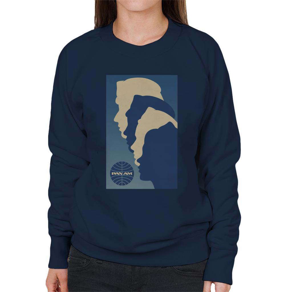 Pan Am Crew Silhouette Women's Sweatshirt product image 1