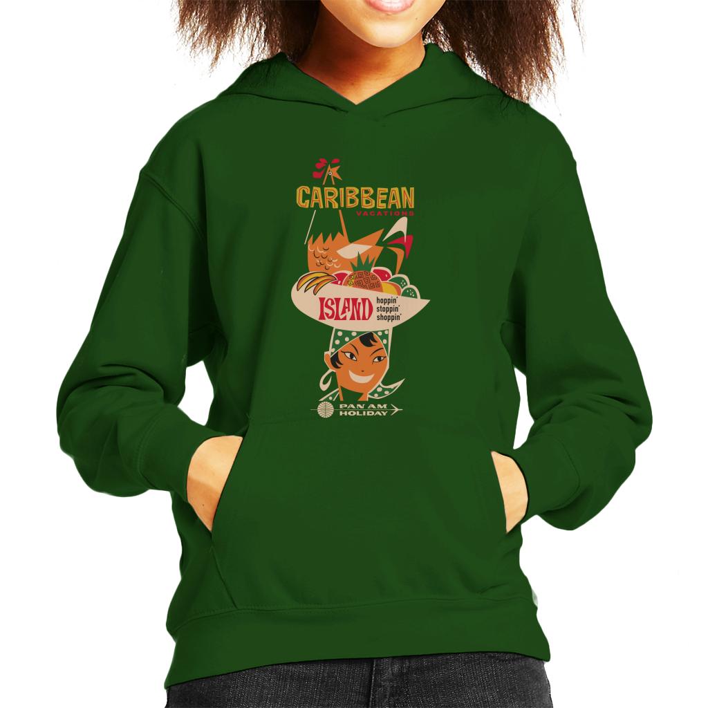 Pan Am Caribbean Vacations Kid's Hooded Sweatshirt product image 4