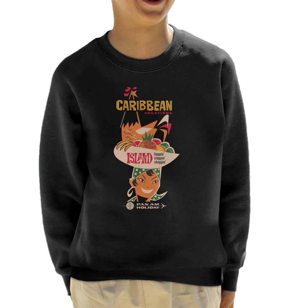 Pan Am Caribbean Vacations Kid's Sweatshirt product image 1