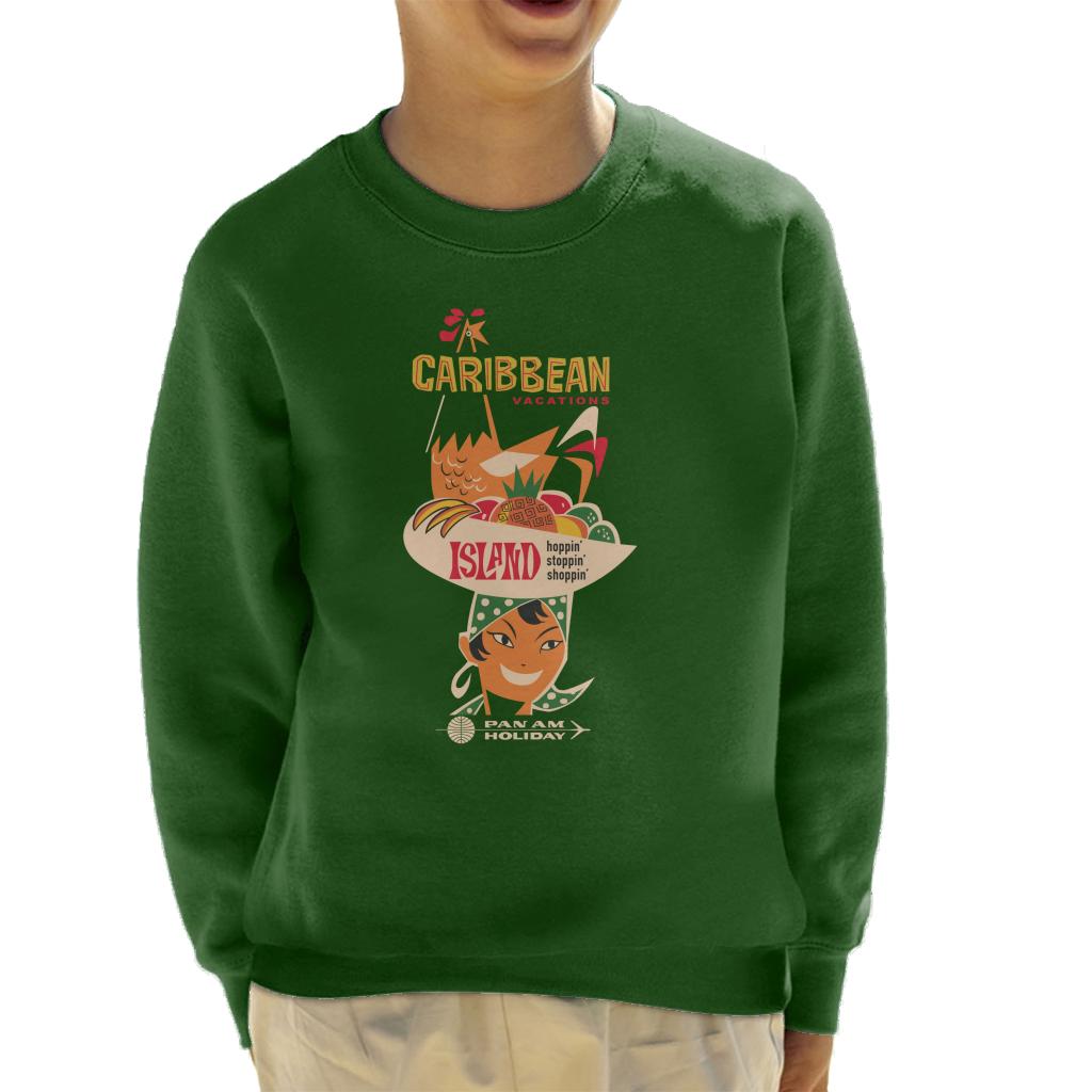 Pan Am Caribbean Vacations Kid's Sweatshirt product image 4