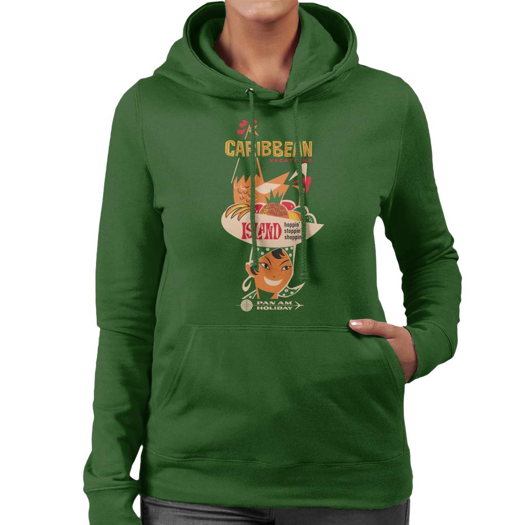 Pan Am Caribbean Vacations Women's Hooded Sweatshirt product image 4