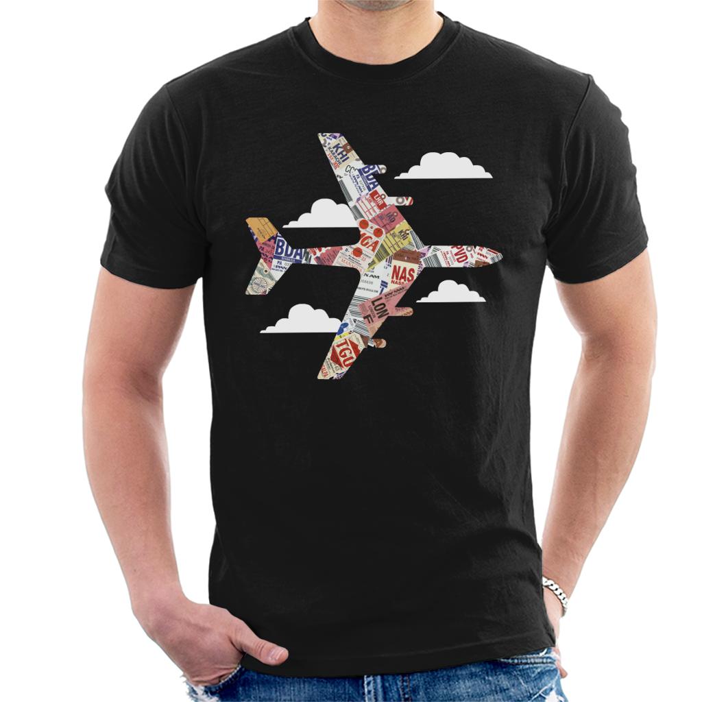 Pan Am Plane Baggage Tags Men's T-Shirt product image 1