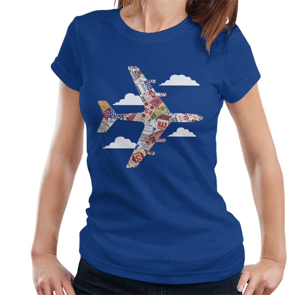Pan Am Plane Baggage Tags Women's T-Shirt product image 4