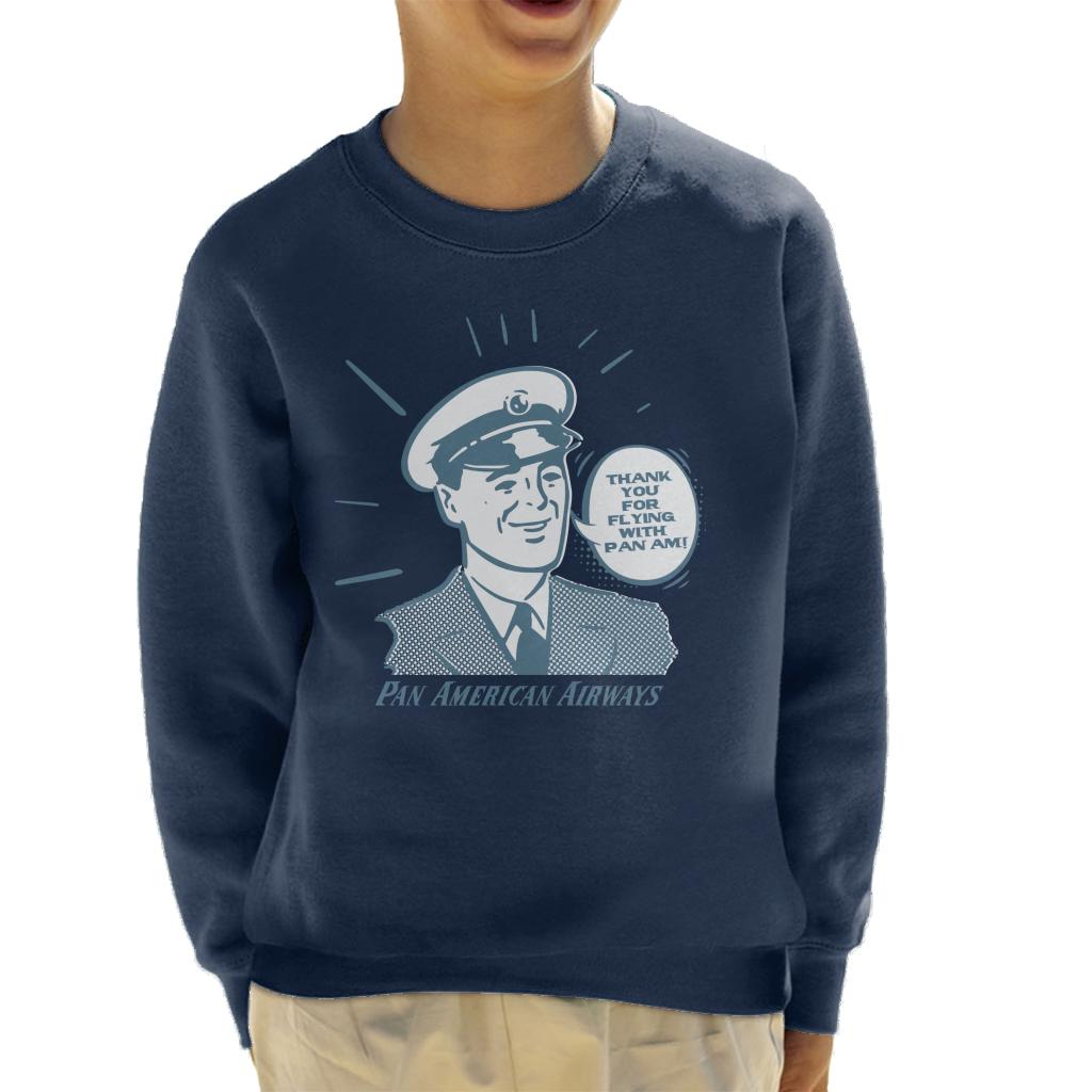 Pan Am Thank You For Flying With Am Kid's Sweatshirt product image 1