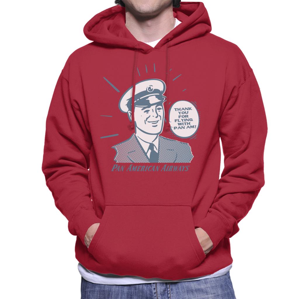 Pan Am Thank You For Flying With Am Men's Hooded Sweatshirt product image 4