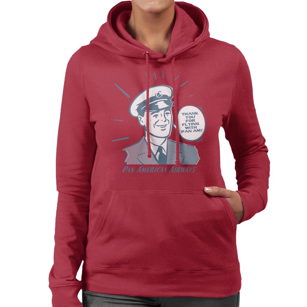 Pan Am Thank You For Flying With Am Women's Hooded product image 4