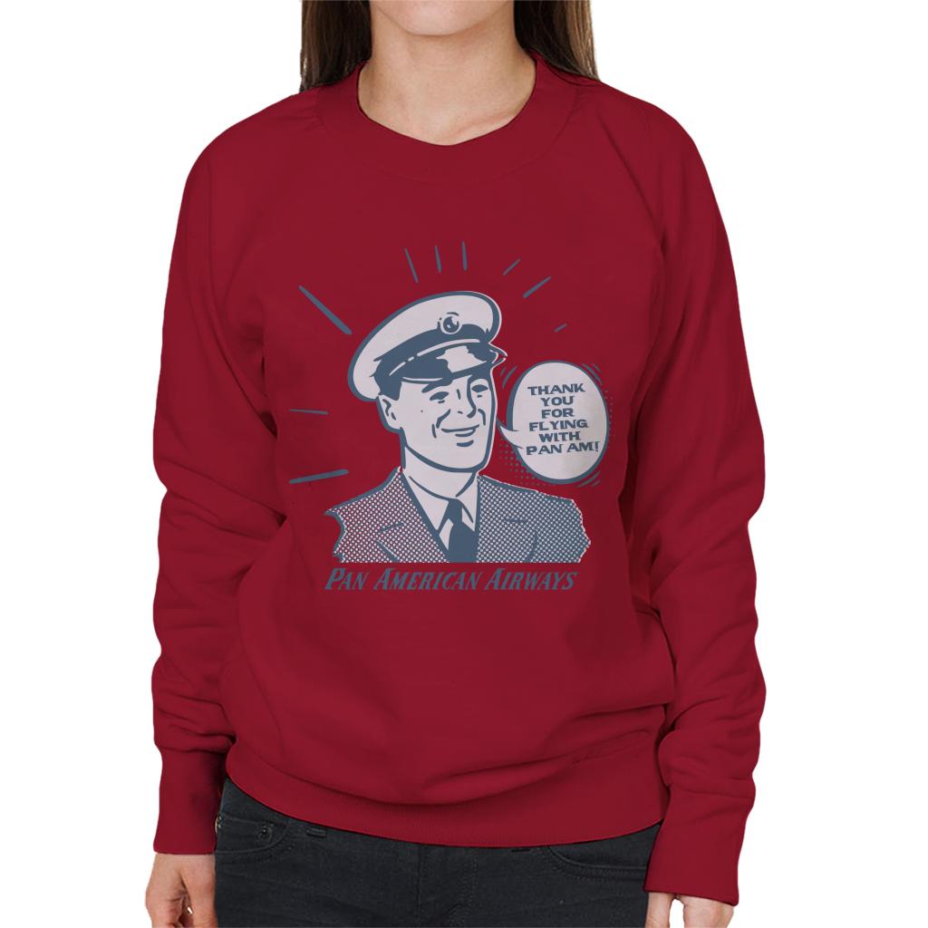 Pan Am Thank You For Flying With Am Women's Sweatshirt product image 4