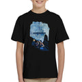 Pan Am Hostess Placing Rainbow Lei On Customer Kid's T-Shirt product image 1