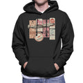 Pan Am Baggage Tags Montage Men's Hooded Sweatshirt product image 1