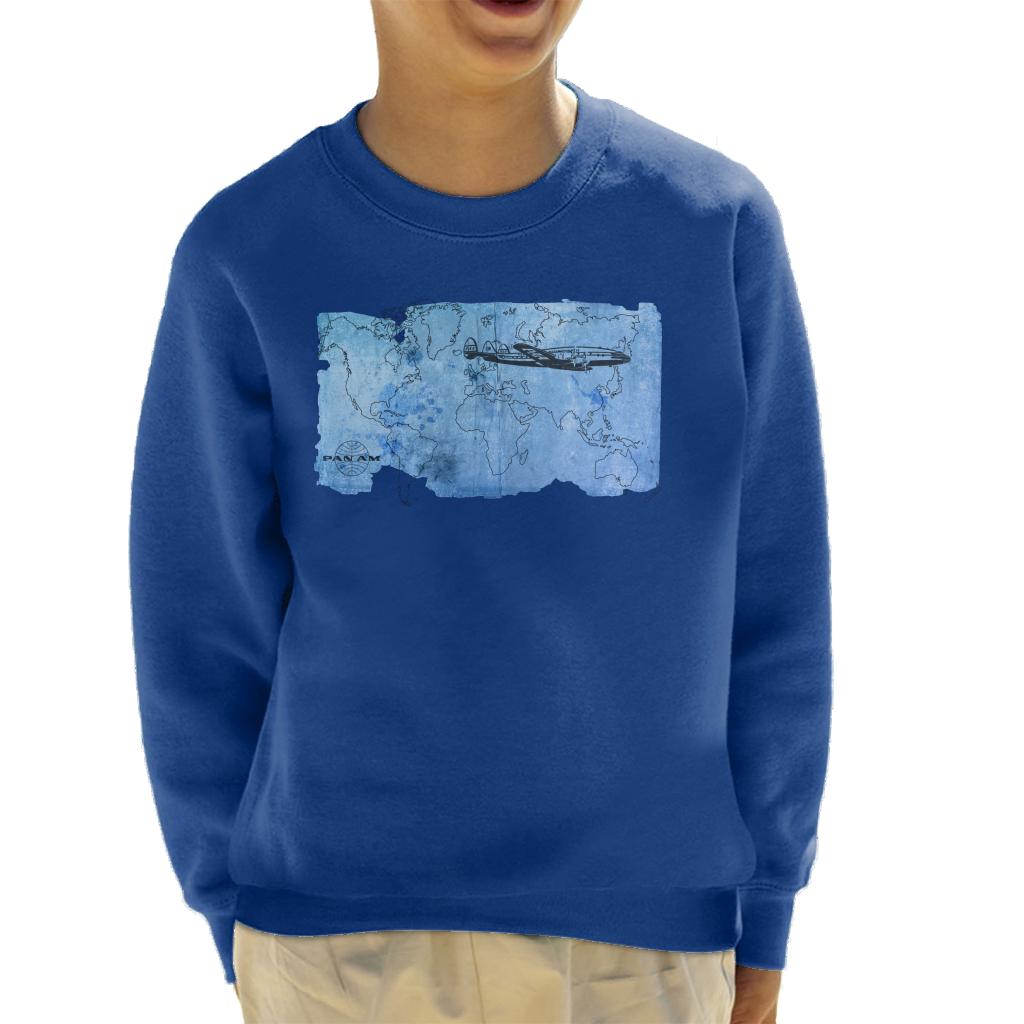 Pan Am World Map Kid's Sweatshirt product image 1