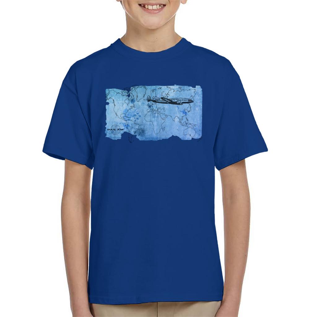 Pan Am World Map Kid's T-Shirt product image 4