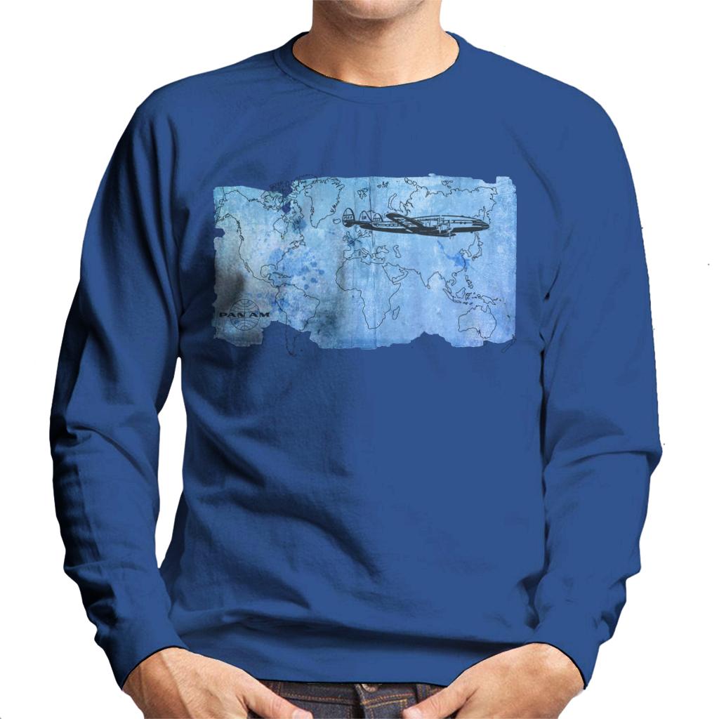 Pan Am World Map Men's Sweatshirt product image 4