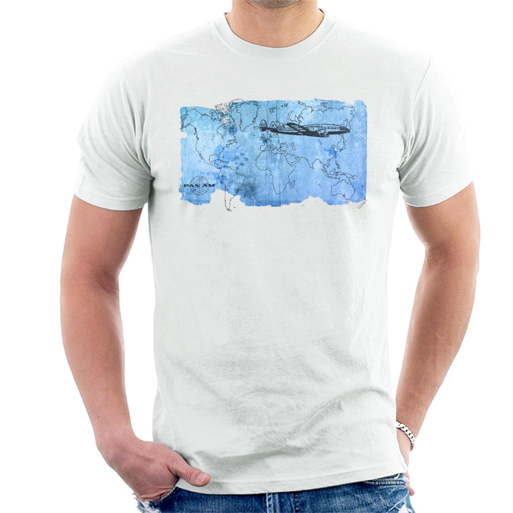 Pan Am World Map Men's T-Shirt product image 1