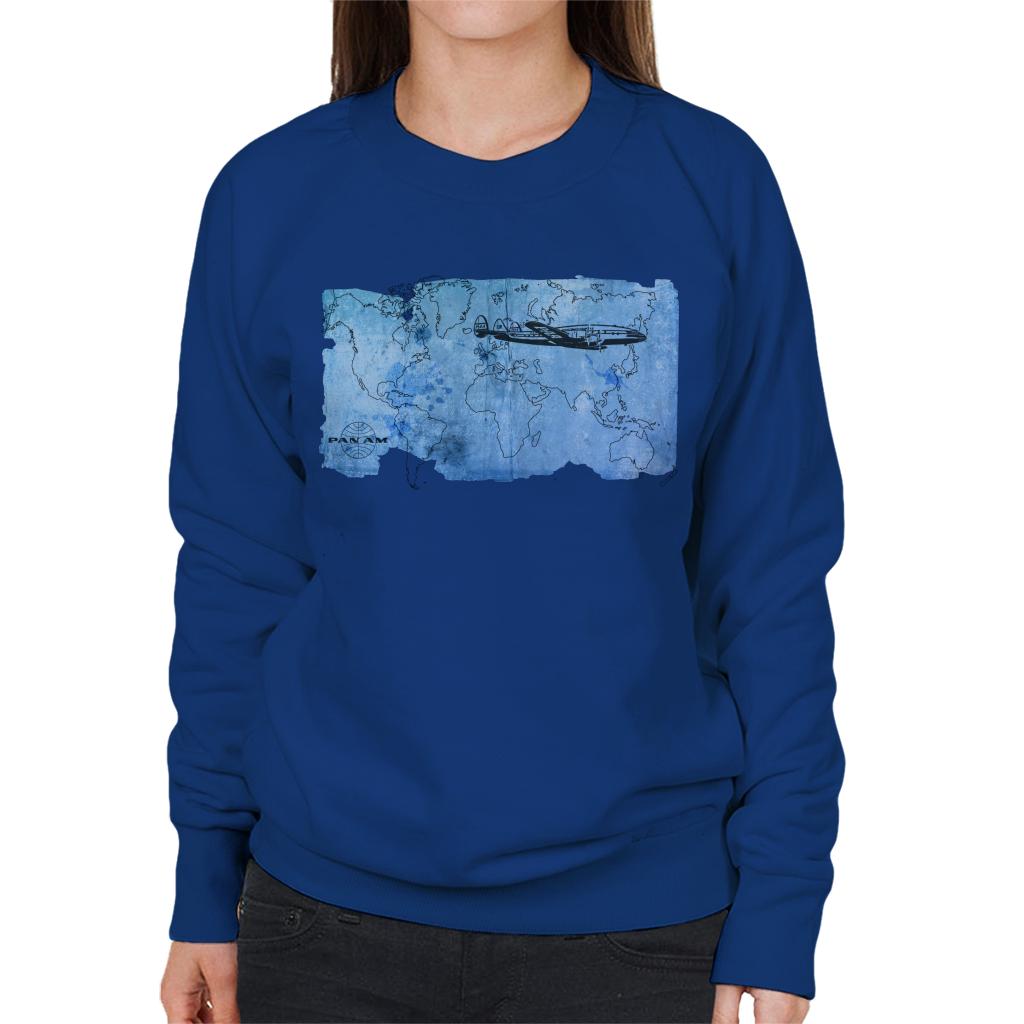 Pan Am World Map Women's Sweatshirt product image 4