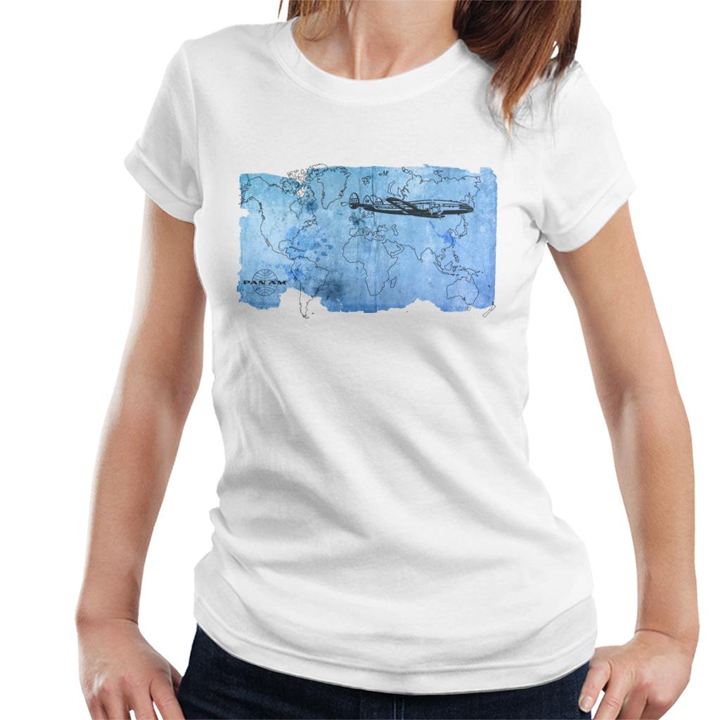 Pan Am World Map Women's T-Shirt product image 1