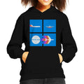 Pan Am Takeoff Silhouette Kid's Hooded Sweatshirt product image 1
