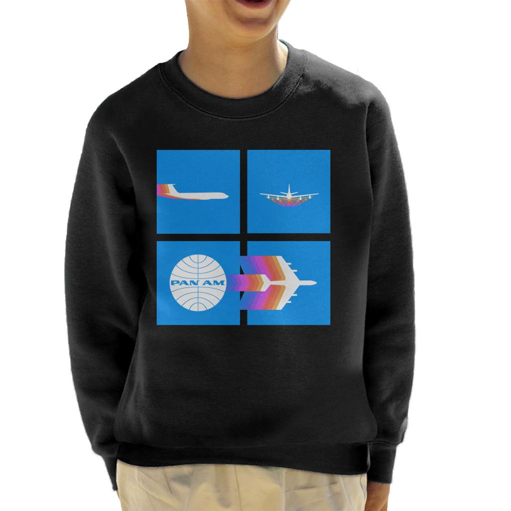 Pan Am Takeoff Silhouette Kid's Sweatshirt product image 1
