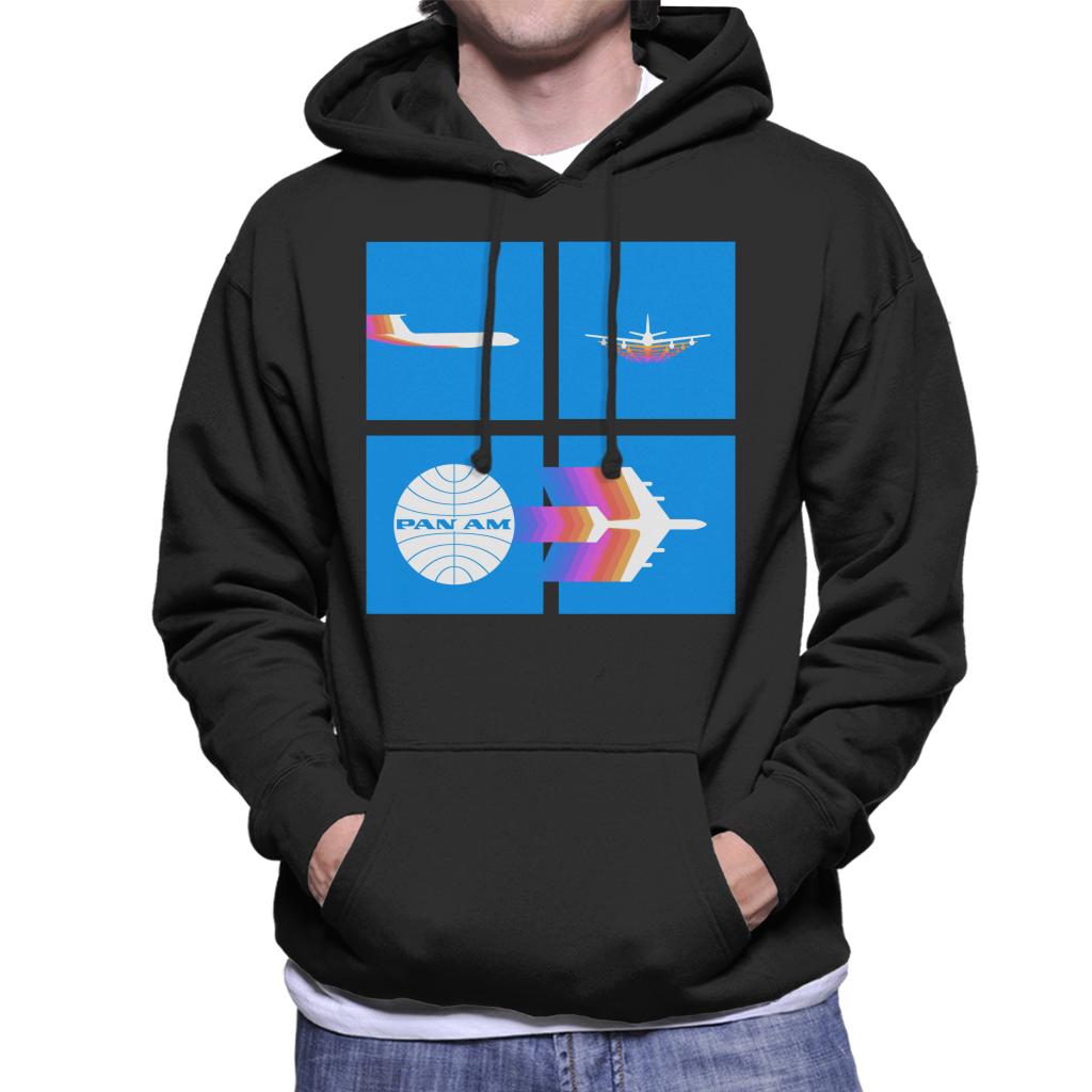 Pan Am Takeoff Silhouette Men's Hooded Sweatshirt product image 1