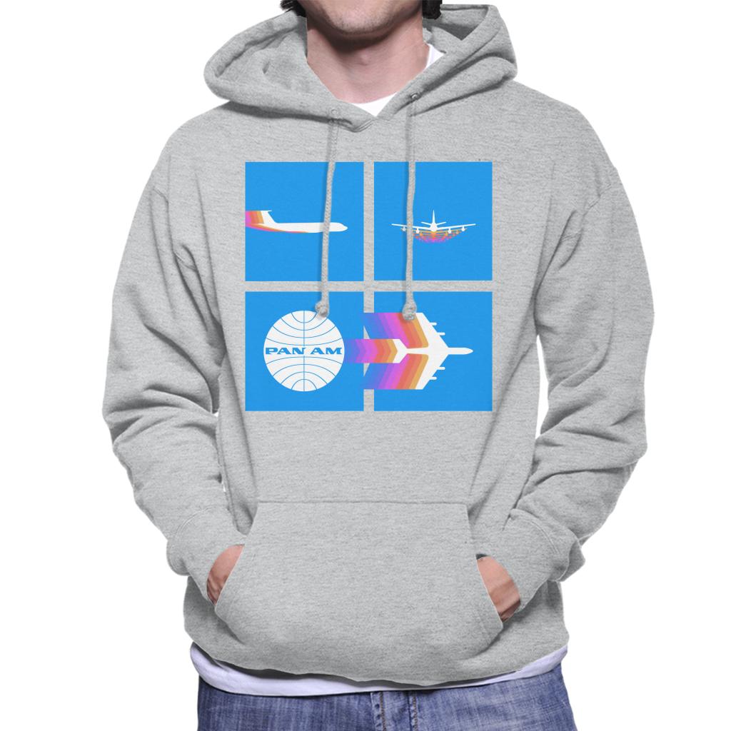 Pan Am Takeoff Silhouette Men's Hooded Sweatshirt product image 4