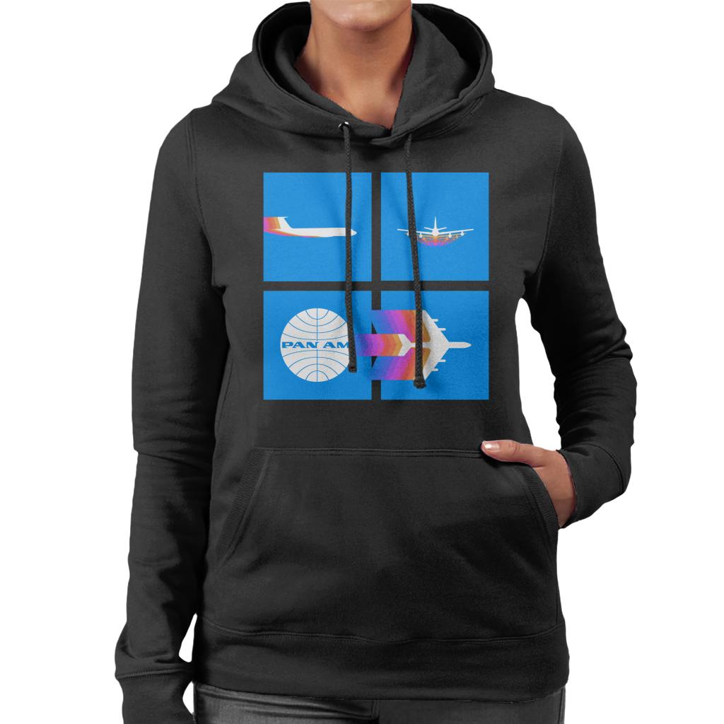 Pan Am Takeoff Silhouette Women's Hooded Sweatshirt product image 1