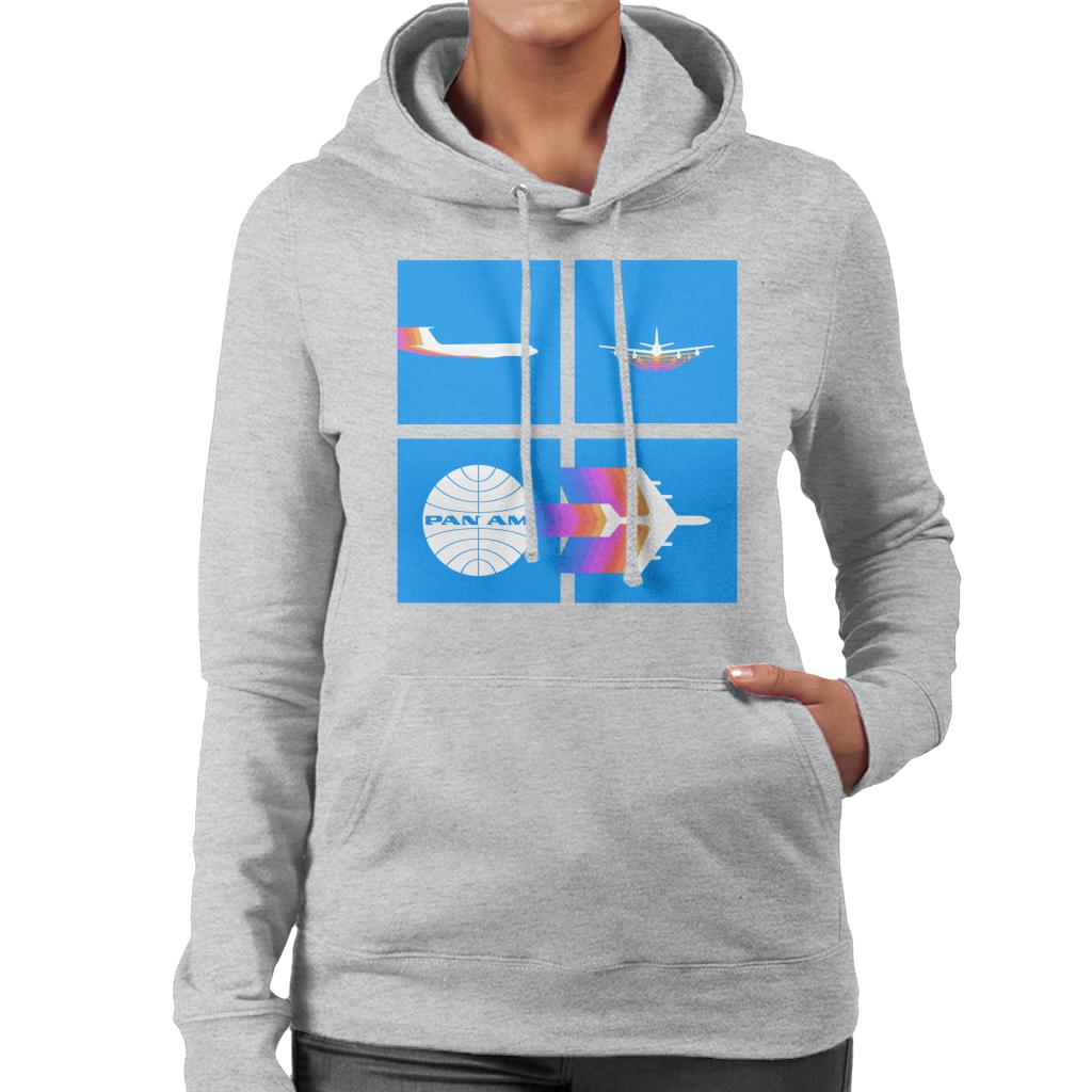 Pan Am Takeoff Silhouette Women's Hooded Sweatshirt product image 4