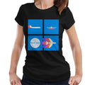 Pan Am Takeoff Silhouette Women's T-Shirt product image 1