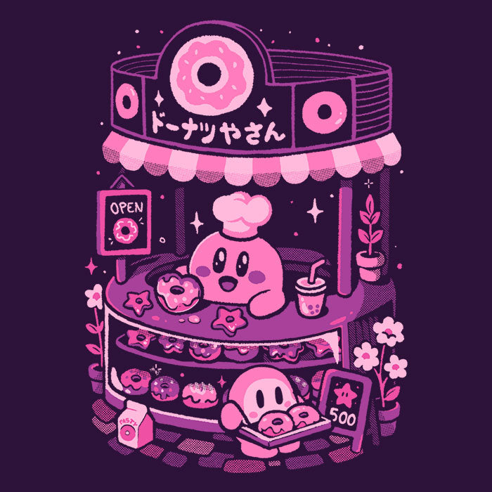 Pink Puff Donuts - Canvas Print