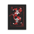 Quinn of Hearts - Canvas Print