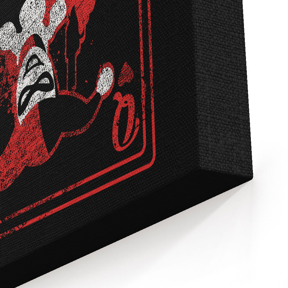 Quinn of Hearts - Canvas Print