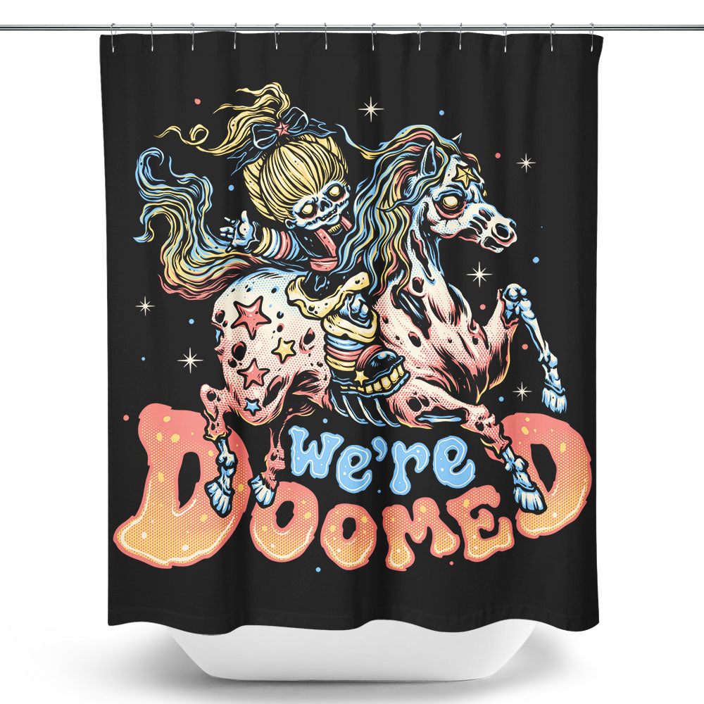 Rainbow Doom - Shower Curtain