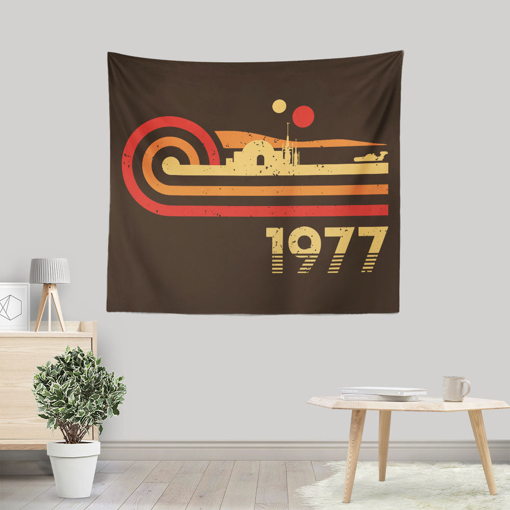 Retro Hope - Wall Tapestry